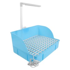 Bird Bath for Parrots Pet Bathtubs, Plastic Shower Bath Box with Recirculating