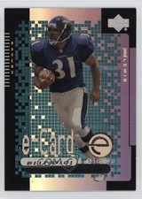 2000 Upper Deck E-card Jamal Lewis #JL Rookie RC 0uh2. rookie card picture