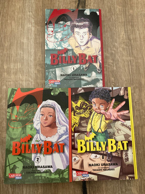Billy Bat Band 1, 2, 8 Carlsen Manga Naoki Urasawa