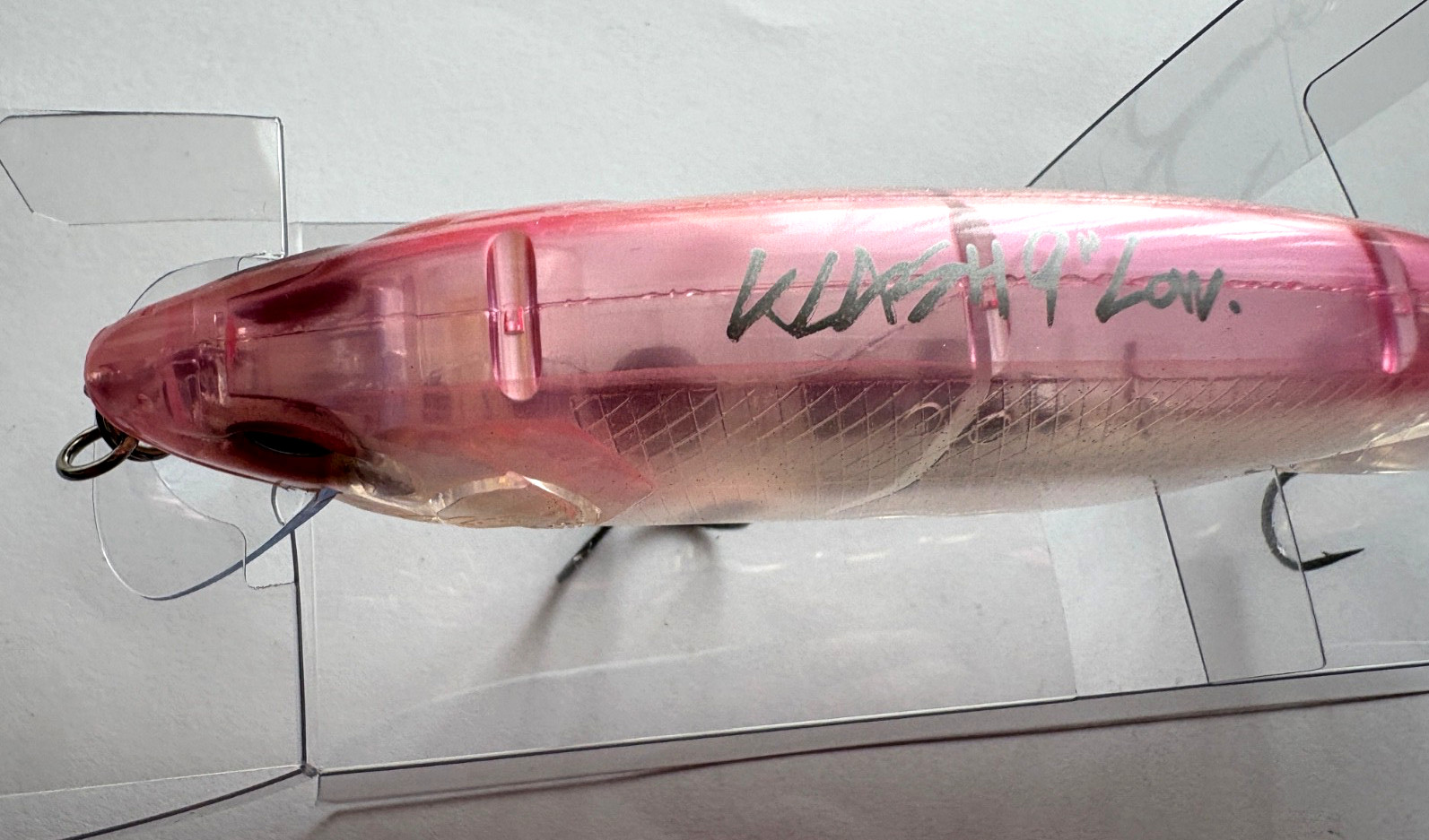 DRT KLASH 9 Low Float Hasegawa Pink Limited Color 4oz Big Swimbait NIP  #e42 - Image 4