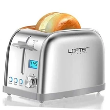  2 Slicer Toaster with Bagel Function, Stainless Steel 