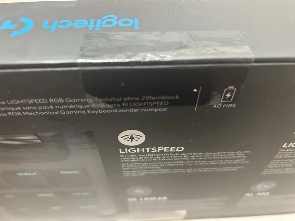 Logitech G915 TKL LIGHTSPEED  Tastiera Meccanica Gaming - QWERTY INTERNAZIONALE - Immagine 3 di 4