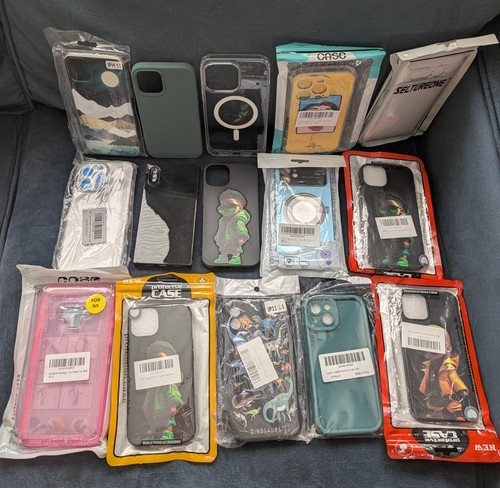Assorted Phone Case Lot And Screen Protectors Approximately 45 Cases All New - Zdjęcie 2 z 5