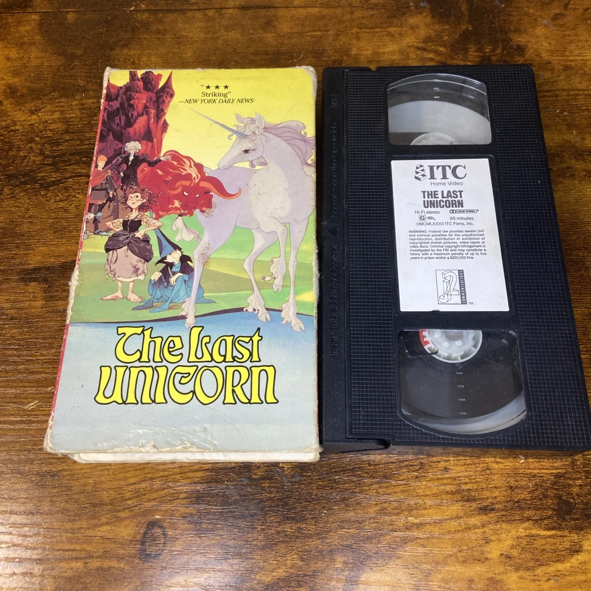 The Last Unicorn VHS Tapes for sale - eBay