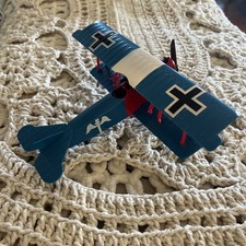 Britains Fokker D VII Blue rare  WW1 Collectors ED Plane used