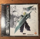 Final Fantasy VII 7 PS1 Complete Black Label V1 Minty!