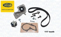 Magneti Marelli 341405780001 Wasserpumpe + Zahnriemensatz Zahnriemensatz
