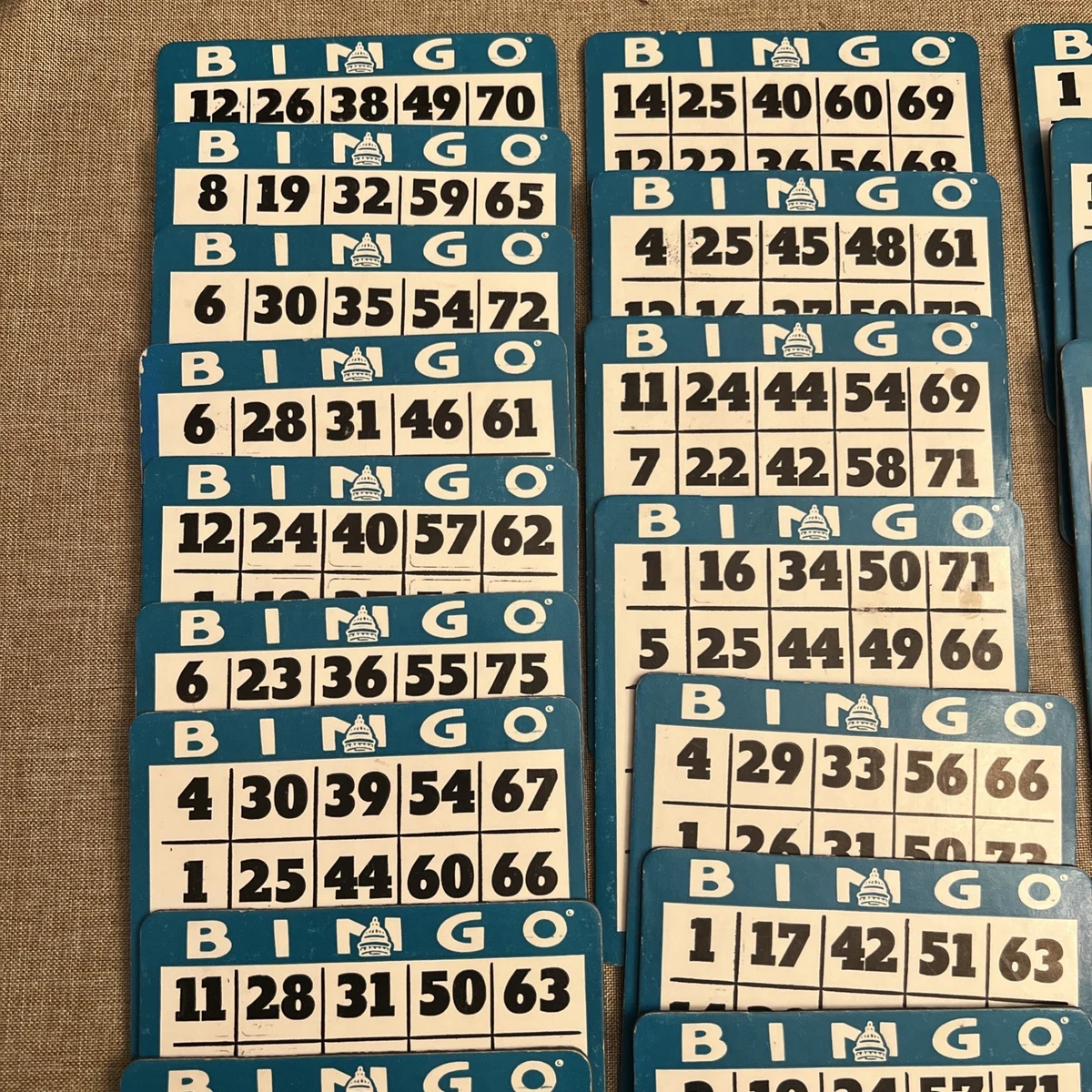 25+ Unbranded Bingo Vintage Manufacture Board & Traditional Games