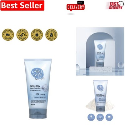 Gentle White Clay Foam Cleanser - Purifying Facial Care for All Skin Types