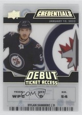 2022 Upper Deck Credentials Debut Ticket Access Acetate 5/249 Dylan Samberg 0iv9