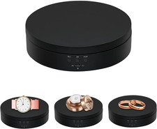 - Espositore Girevole a 360°, Girevole Elettrico Da 4,6", Piatto Girevole Elettr