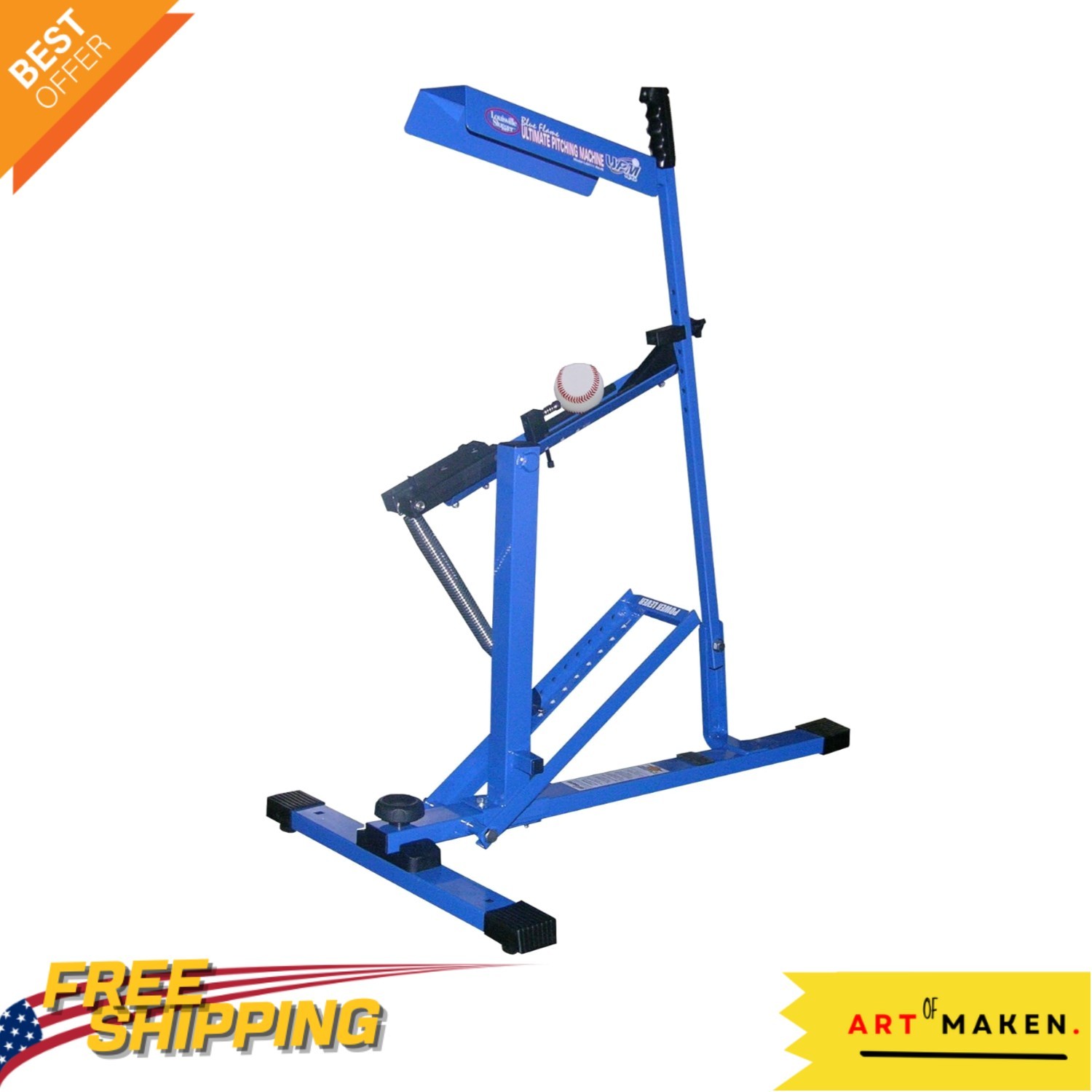 Official Blue Flame Pitching Machine – Precision Pitching for