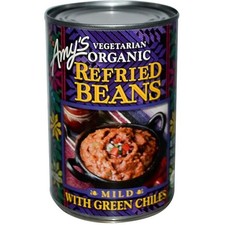 Amy's Organic Refried Beans Canned, n Chiles, Vegan, Gluten Free