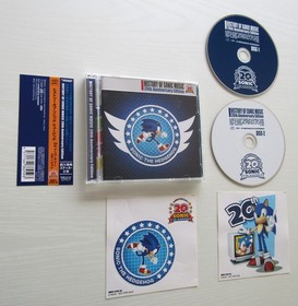History of Sonic Music 20th Anniversary Edition CDs SEGA CD WWCE31259 2011