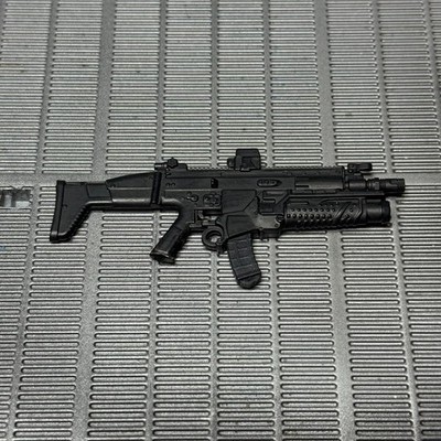 GI Joe Classified 6'' Valaverse Action Force Black FN SCAR Grenade Launcher