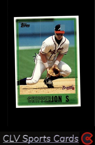 Chipper Jones [Refractor] #97 1997 Topps Chrome card