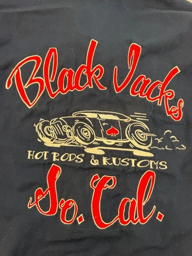 Vintage Black Jacks So. Cal Hot Rod & Kustoms Dickies Mechanic Stitched Jacket image 3