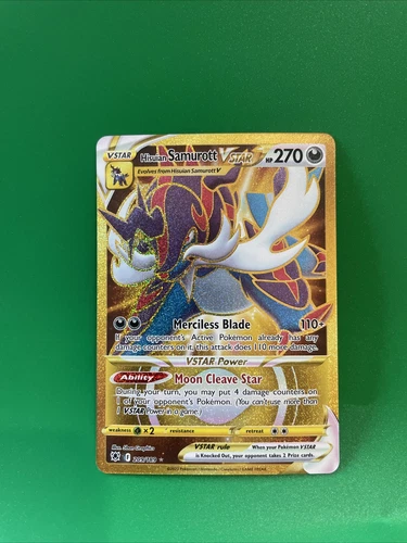 Pokémon TCG Hisuian Samurott VSTAR Sword & Shield - Astral Radiance 209/189 Holo