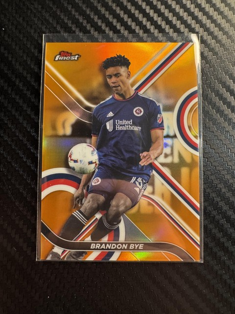 2022 Finest MLS #63 Brandon Bye Orange Refractor #/25
