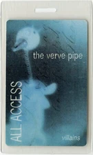 Verve Pipe 1996 Concert Laminated Backstage Pass Villians Tour AA
