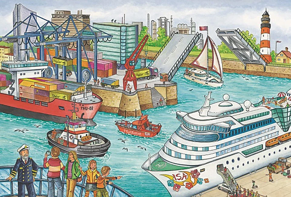 SCHMIDT, 4 puzzle 26 e 48 pezzi Mezzi di trasporto, , SCM56508 - Immagine 3 di 4