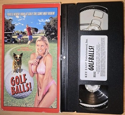 GOLF BALLS! (vhs) Amy Lynn Baxter, Greg Logenhagen. Good Cond. Rare. Comedy. NR