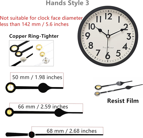 Original Youngtown 12888 Pendulum Type Movement Step Clock Accessory Quartz DIY - Picture 6 of 12