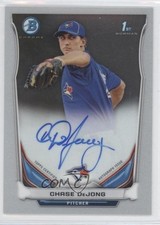 2014 Bowman Prospect Auto Chrome Chase De Jong Chase DeJong #BCAP-CD Auto 8b5