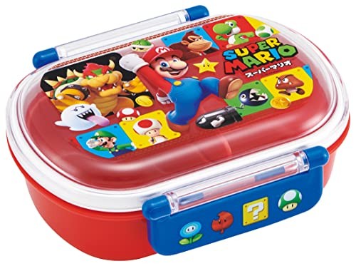 360ml Super Mario Kids Bento Box Japan Made Dishwasher Safe