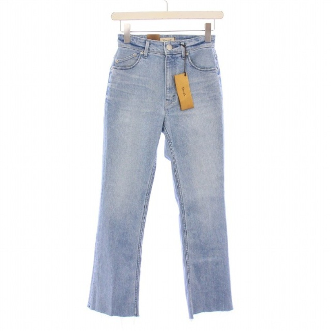 SEMI FLARE DENIM【yilon】 Yanouk YANUK Semi Flare Denim Pants Semifu Jeans Zip Fly Cut