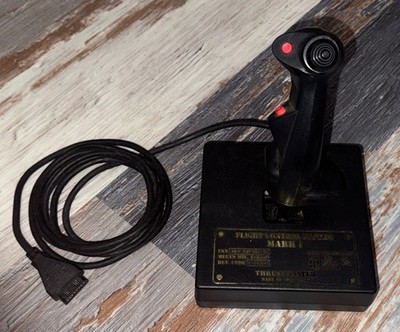 Working ThrustMaster Flight Control System Mark I FCS PC Simulation Joystick