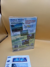 Retro Game Pebble Beach Golf Links (Sega Saturn, 1995) Cib Damage Case