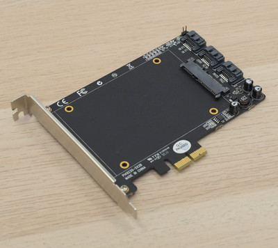 SIIG  SC-SA0T11-S1 3 SATA + 1 SSD HYBRID PCIE PCI EXPRESS  Internal PC Adapter 