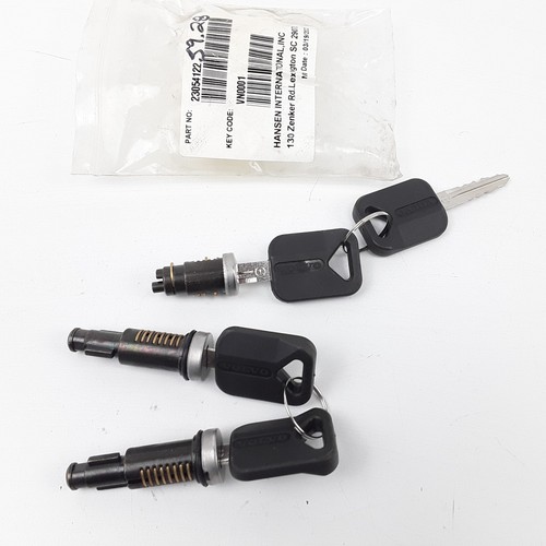 Door Lock Cylinder W/ Ignition Cylinder & Keys 23054122 For Volvo VNL 2004-2017 - Afbeelding 3 van 4