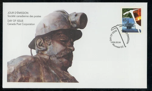 CANADA 1998 INSTITUTE OF MINING, METALLURGY & PETROLEUM, FIRST DAY COVER !! A15
