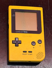 Nintendo Game Boy Pocket Yellow MGB-001 EUR Battery Shortage Dead Pixels