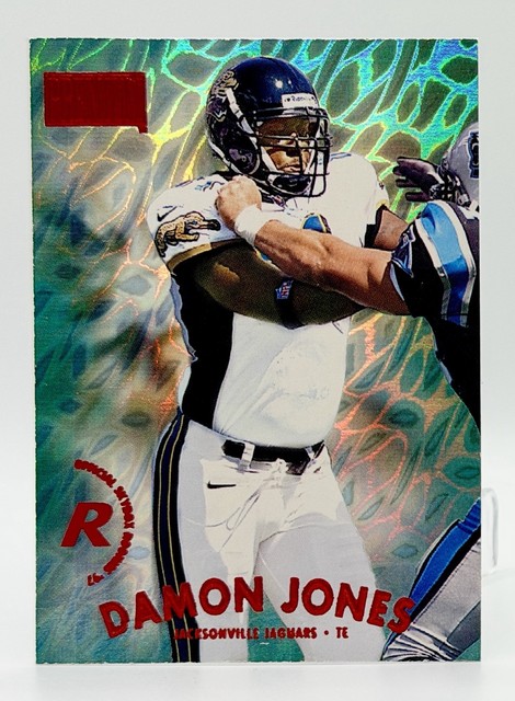 1997 SkyBox Premium Star Ruby #229 Damon Jones RC /50 Missing SN Jaguars