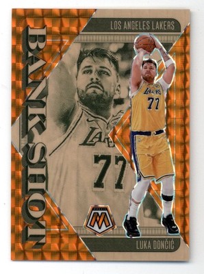 2024-25 Panini Mosaic Bank Shot Mosaic Orange #7 Luka Doncic 34/49