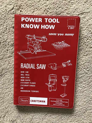 1975 Sears Craftsman Power Tool Know How Cat. No. 9-2917 Spiral-Bound Book