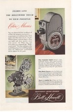 Bell  Howell Filmo Gives Hollywood Touch to Personal Movies 1948 Vintage Ad