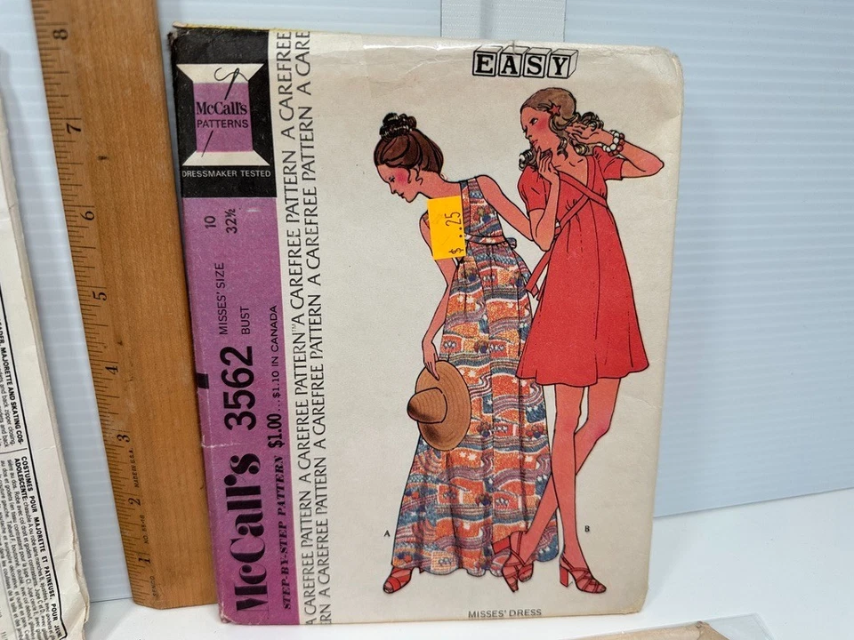 6 CUT Vintage Sewing Patterns Simplicity McCall's Laura Ashley - Image 4 of 4