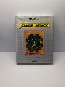 Armor Attack for Vectrex — Tested AUTHENTIC GCE GAME BOX OVERLAY TRAY FAST! 