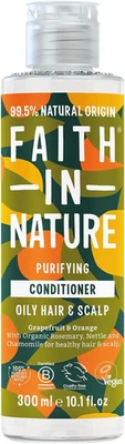 Faith in Nature 300Ml Natural Grapefruit & Orange Conditioner, Invigorating