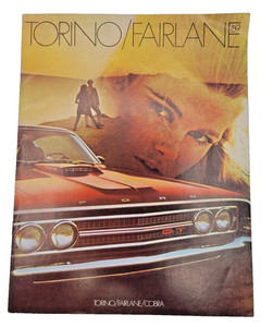 Ford Torino Fairlane Dealership Showroom Sales Brochure 1969 Vintage Original