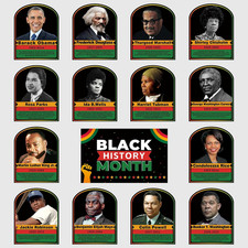 Black History Month Bulletin Board Decor Black History Month Posters 15 Charts
