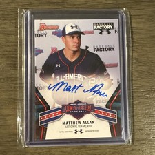 2021 Bowman Chrome - Under Armour All-America Game Autographs Matthew Allan