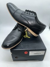 DEFECT Jousen Milan Wingtip Lace Up Oxford Men Dress Shoes Size 13.0 M, Black