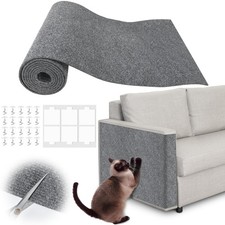 Cat Scratch Furniture Protector - 158" x 13.8" x 158", Light Gray