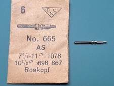 AS 7 3/4 - 11''' 1078 698 867 Winding Stem DNC 665 - Swiss Made x 1 stem