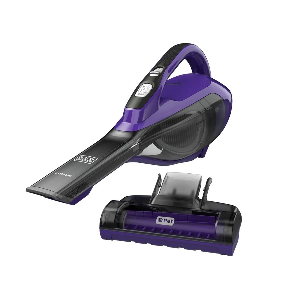 Black & Decker HLVA325JP07 Dustbuster Furbuster AdvanceClean Aspiradora para Mascotas Nueva